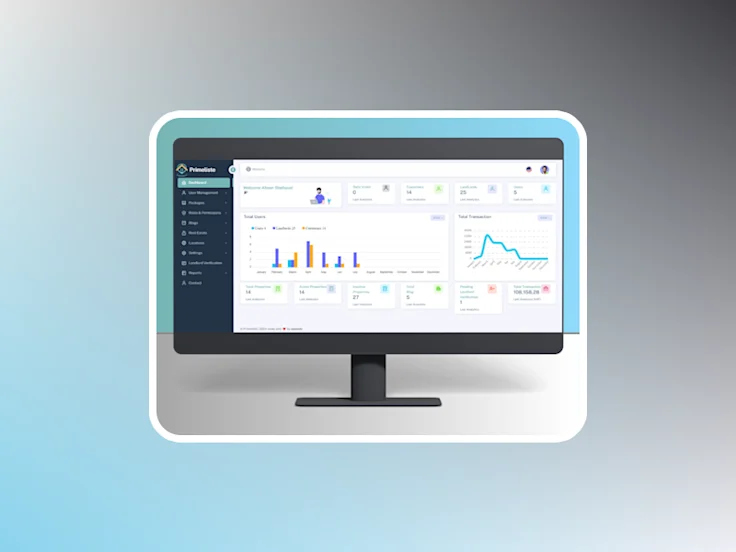 Primeliste - rental application platform project screenshot