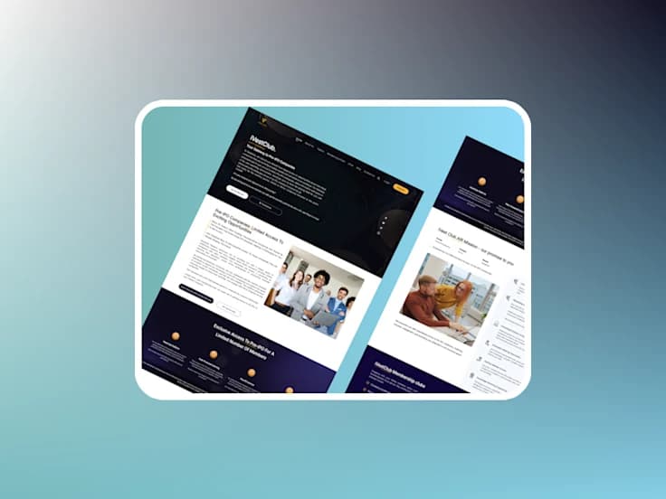 iVest Club - investment platform project screenshot